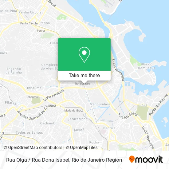 Rua Olga / Rua Dona Isabel map