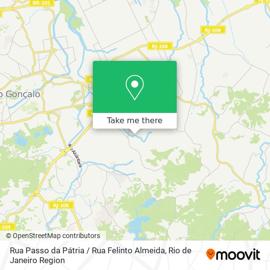 Mapa Rua Passo da Pátria / Rua Felinto Almeida