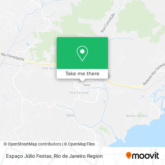 Espaço Júlio Festas map