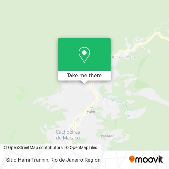 Sítio Hami Trannin map