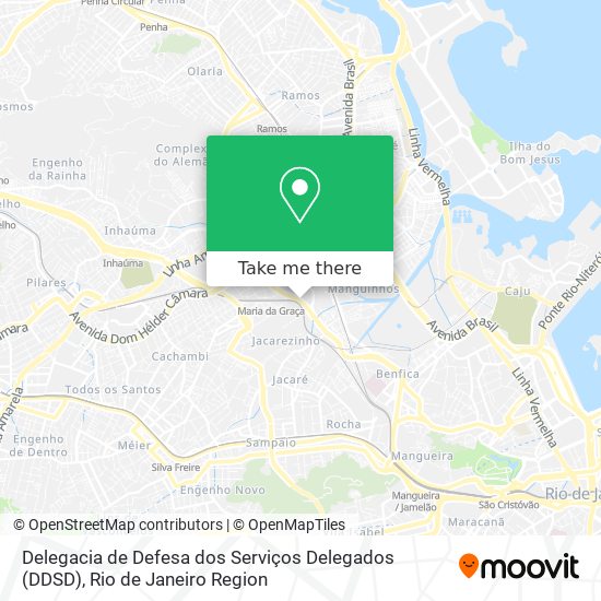 Mapa Delegacia de Defesa dos Serviços Delegados (DDSD)