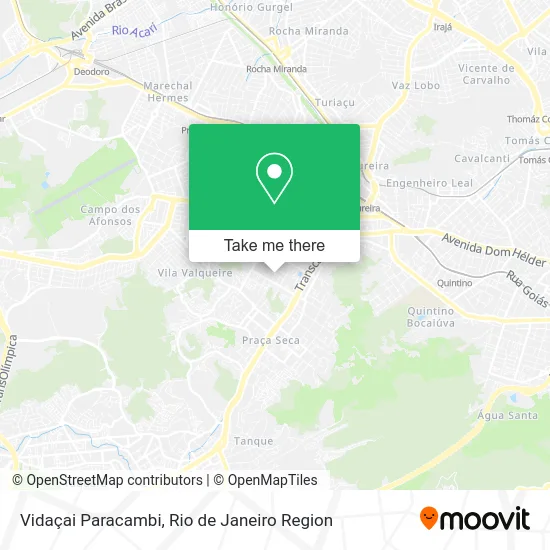 Vidaçai Paracambi map