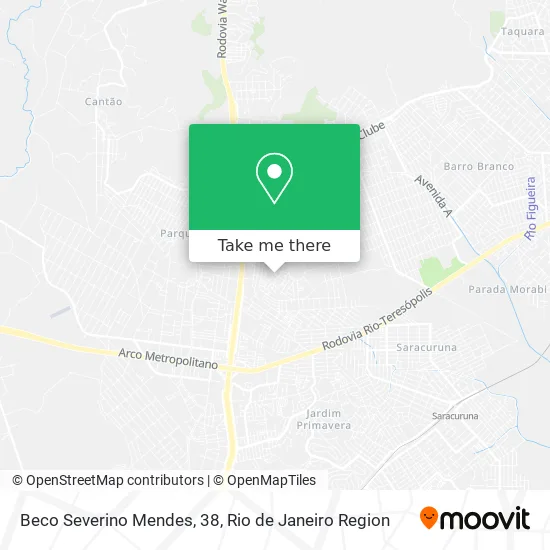 Beco Severino Mendes, 38 map