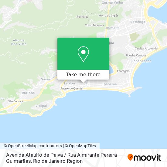 Avenida Ataulfo de Paiva / Rua Almirante Pereira Guimarães map