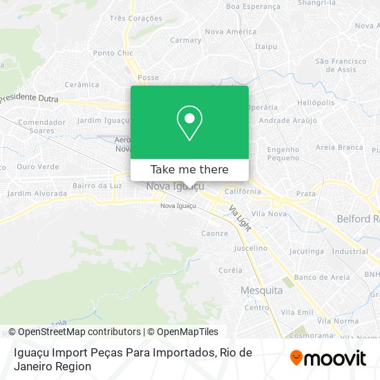 Iguaçu Import Peças Para Importados map