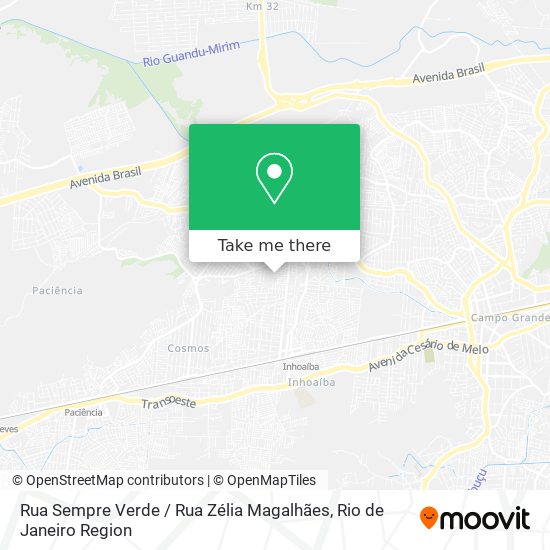 Rua Sempre Verde / Rua Zélia Magalhães map