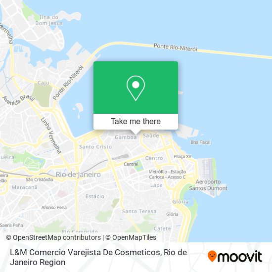 L&M Comercio Varejista De Cosmeticos map