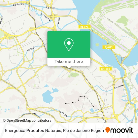 Energetica Produtos Naturais map