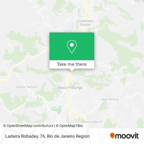 Ladeira Robadey, 76 map