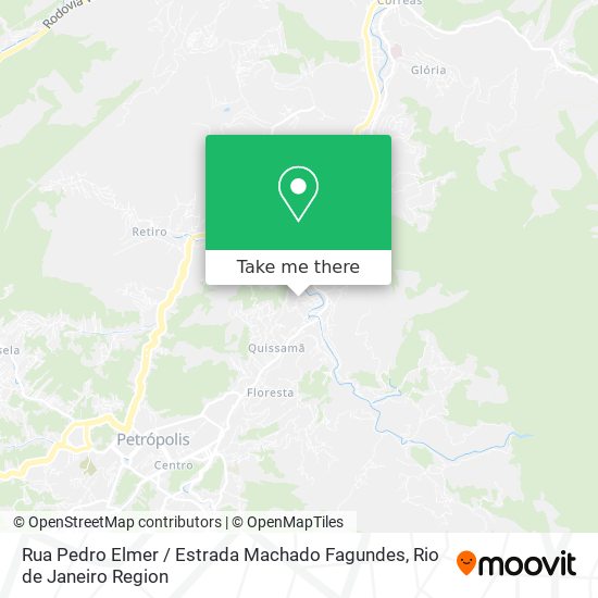 Rua Pedro Elmer / Estrada Machado Fagundes map