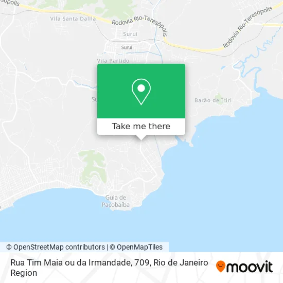 Rua Tim Maia ou da Irmandade, 709 map