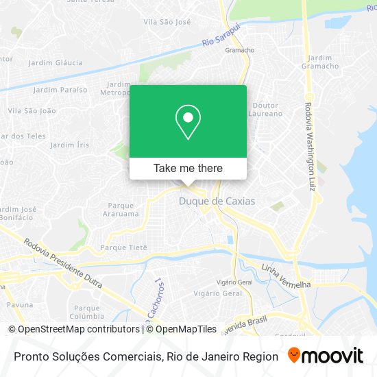 Pronto Soluções Comerciais map