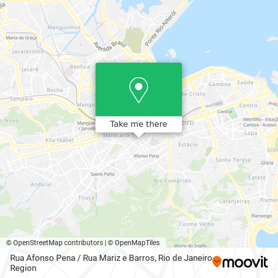 Rua Afonso Pena / Rua Mariz e Barros map