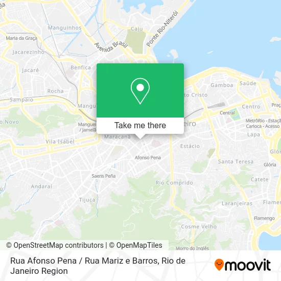 Rua Afonso Pena / Rua Mariz e Barros map