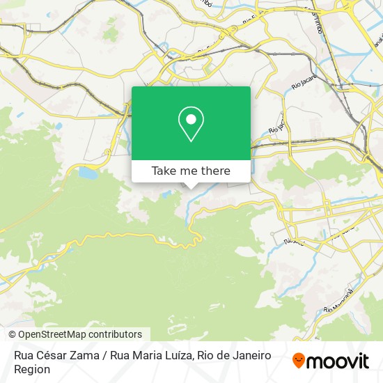 Rua César Zama / Rua Maria Luíza map