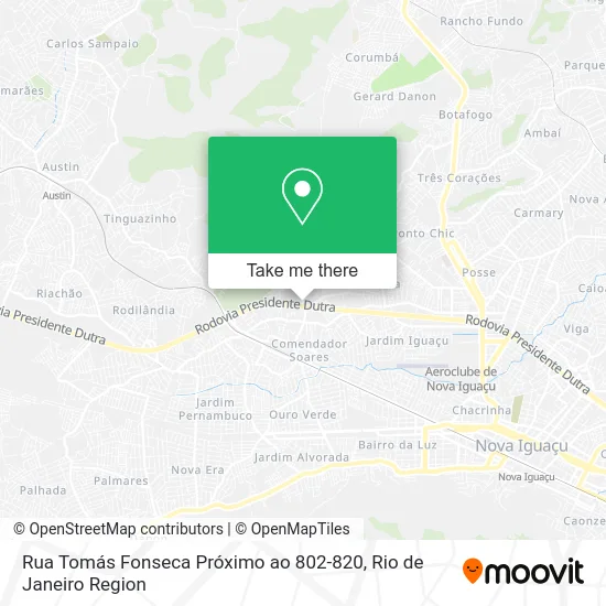 Rua Tomás Fonseca Próximo ao 802-820 map