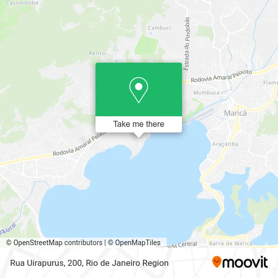 Rua Uirapurus, 200 map