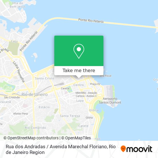 Mapa Rua dos Andradas / Avenida Marechal Floriano