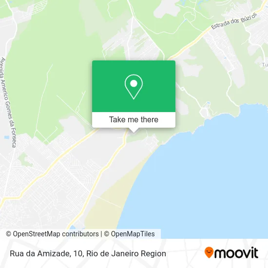 Rua da Amizade, 10 map