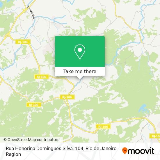 Mapa Rua Honorina Domingues Silva, 104