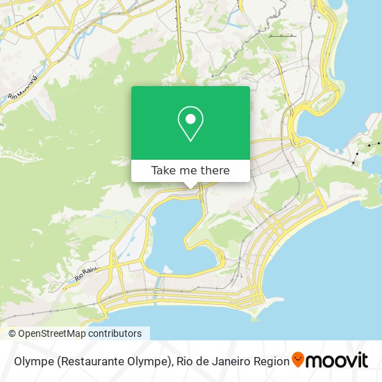Mapa Olympe (Restaurante Olympe)