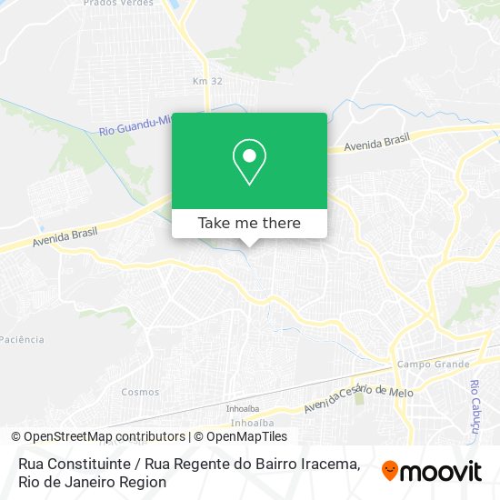 Rua Constituinte / Rua Regente do Bairro Iracema map