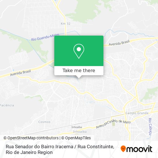 Rua Senador do Bairro Iracema / Rua Constituinte map