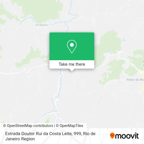 Estrada Doutor Rui da Costa Leite, 999 map