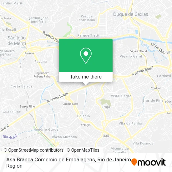 Asa Branca Comercio de Embalagens map