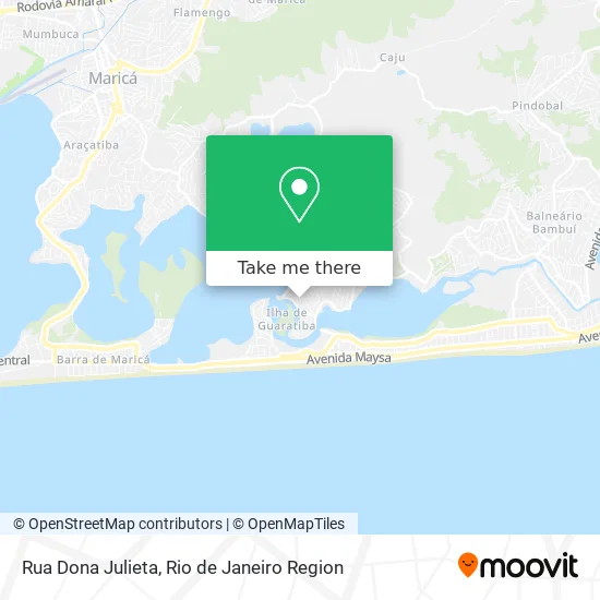 Rua Dona Julieta map