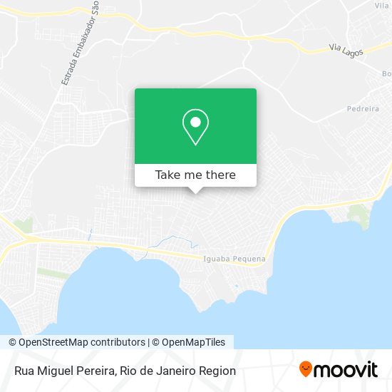 Rua Miguel Pereira map