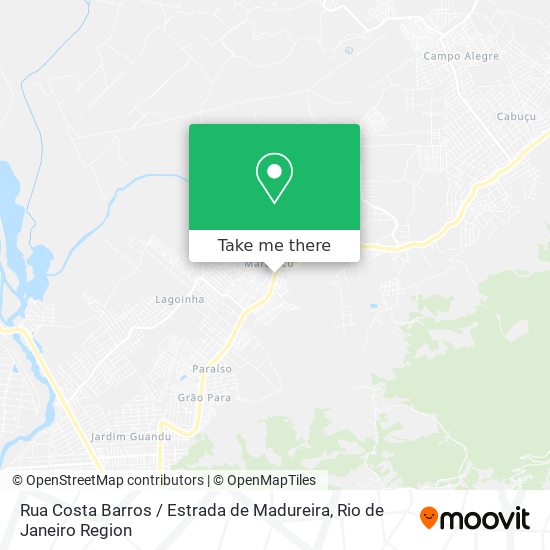 Rua Costa Barros / Estrada de Madureira map