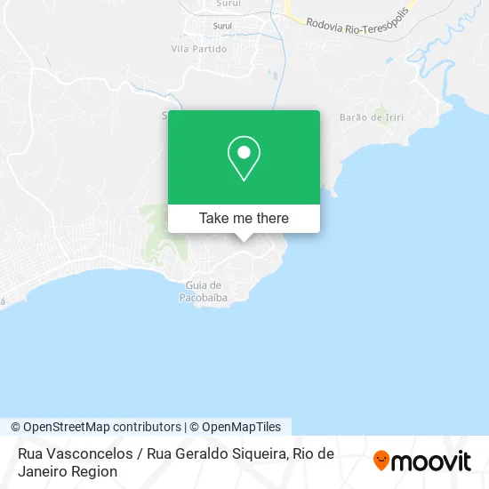 Rua Vasconcelos / Rua Geraldo Siqueira map