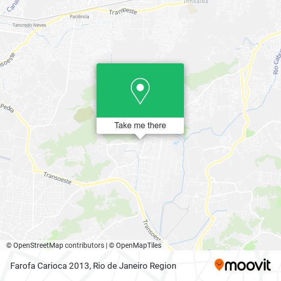 Farofa Carioca 2013 map