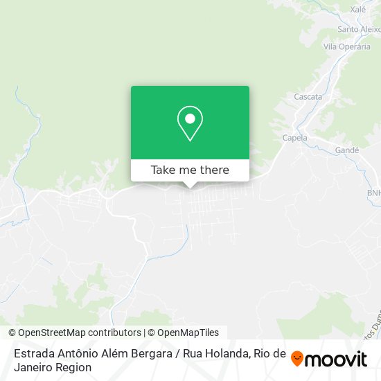 Estrada Antônio Além Bergara / Rua Holanda map