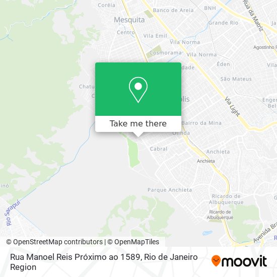 Rua Manoel Reis Próximo ao 1589 map