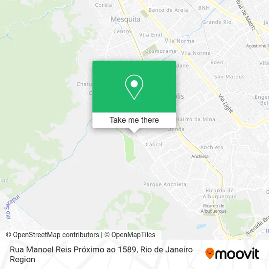 Rua Manoel Reis Próximo ao 1589 map