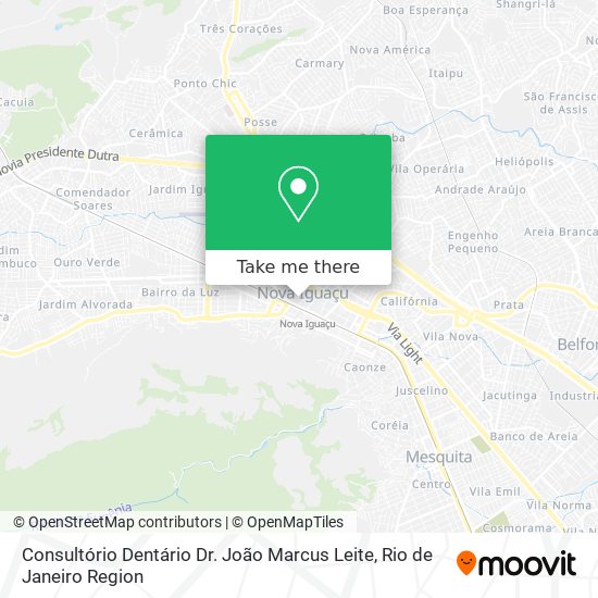 Consultório Dentário Dr. João Marcus Leite map