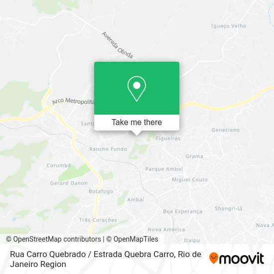 Rua Carro Quebrado / Estrada Quebra Carro map