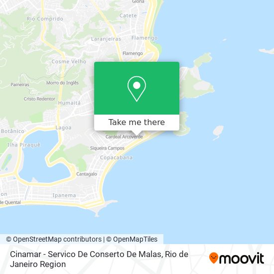Cinamar - Servico De Conserto De Malas map
