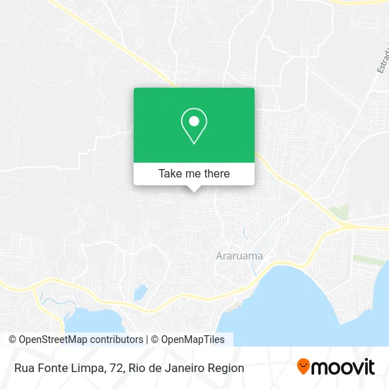 Rua Fonte Limpa, 72 map