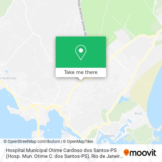 Mapa Hospital Municipal Otime Cardoso dos Santos-PS (Hosp. Mun. Otime C. dos Santos-PS)