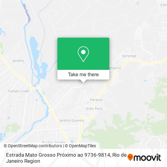Estrada Mato Grosso Próximo ao 9736-9814 map