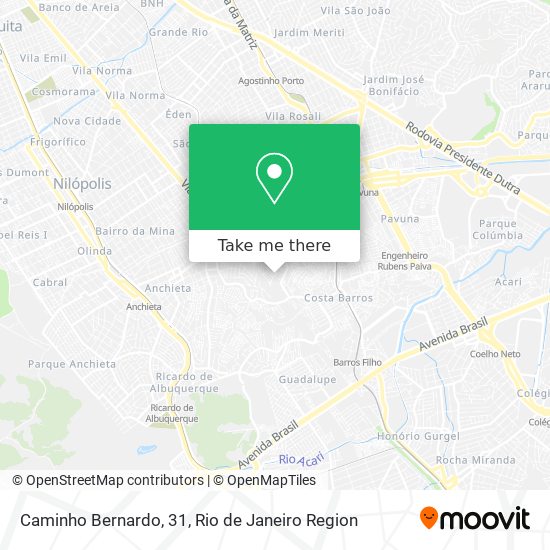 Caminho Bernardo, 31 map