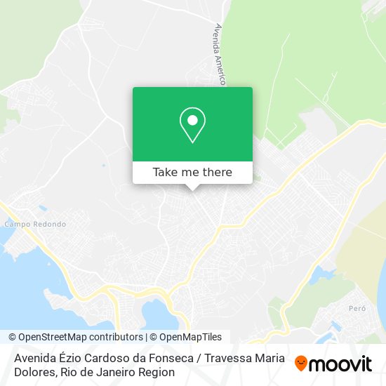 Mapa Avenida Ézio Cardoso da Fonseca / Travessa Maria Dolores