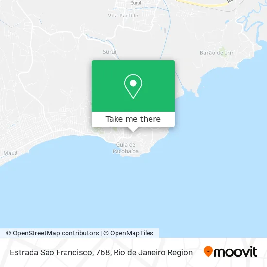 Estrada São Francisco, 768 map