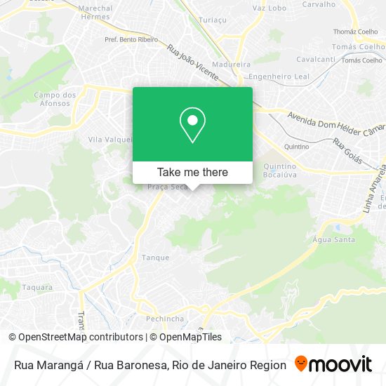 Rua Marangá / Rua Baronesa map