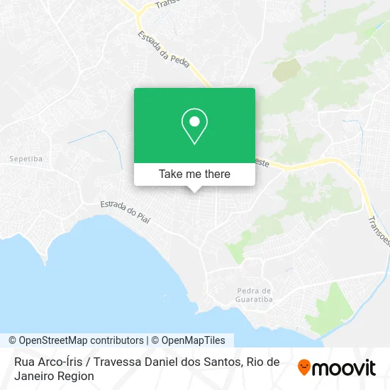 Rua Arco-Íris / Travessa Daniel dos Santos map