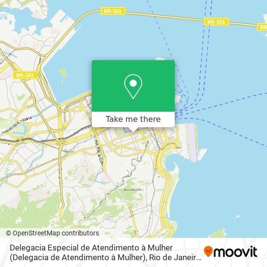 Delegacia Especial de Atendimento à Mulher map