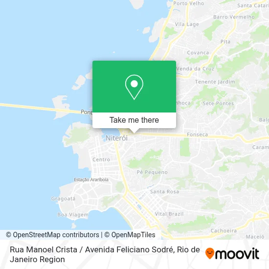Rua Manoel Crista / Avenida Feliciano Sodré map